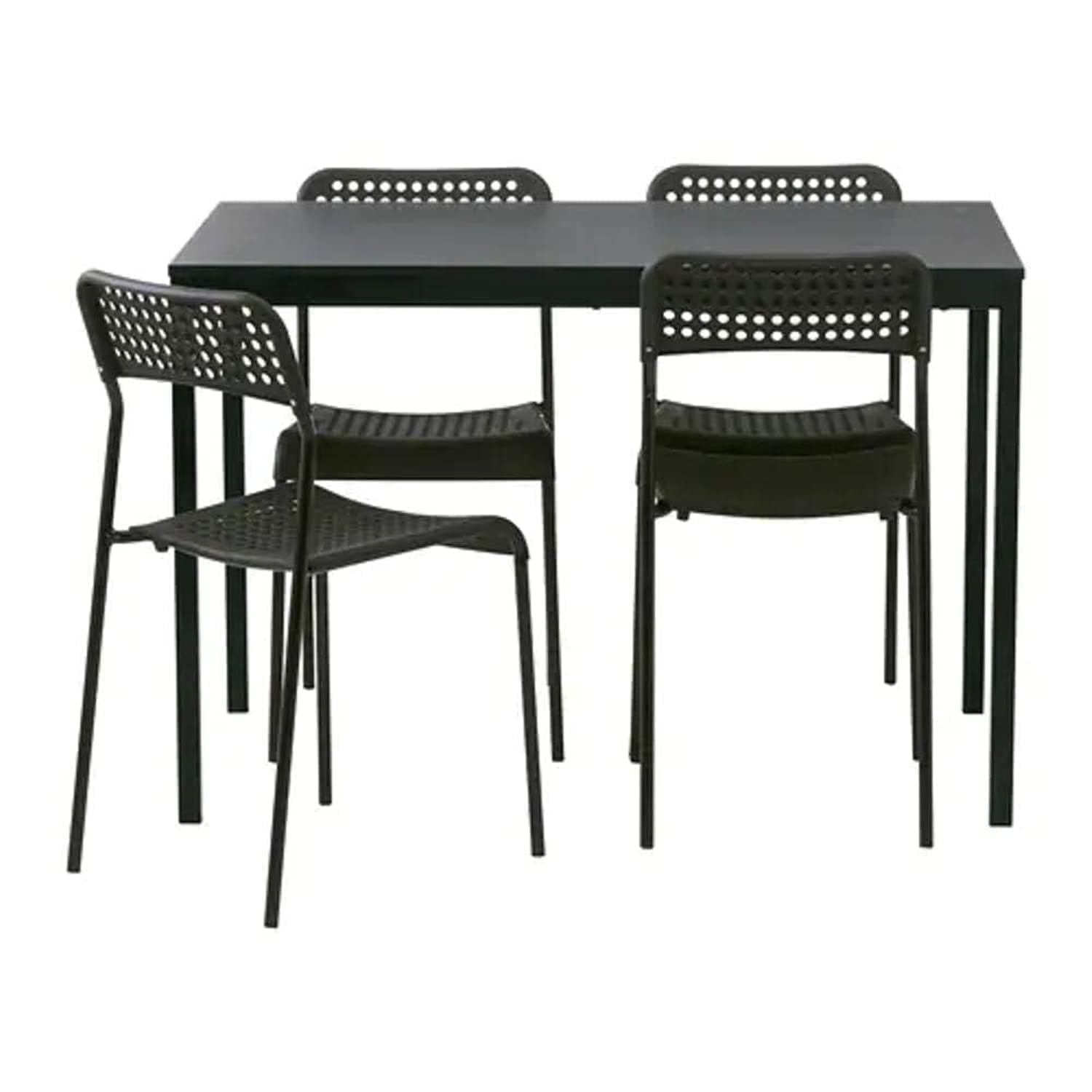 IKEA イケア TARENDO テーブル, ブラック, 送料込み Ikea Tarendo Table and 4 Chairs, Black : Buy Online at Best Price