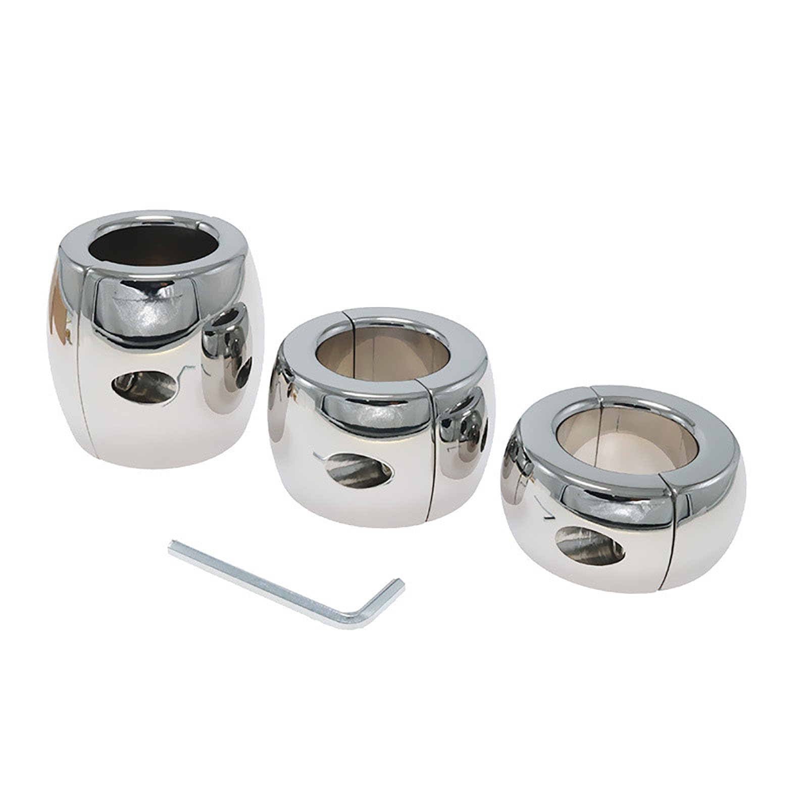 Accessori per anelli da allenamento rimovibili spessi da uomo -YD26IT (M:B) | set addensato in acciaio inossidabile