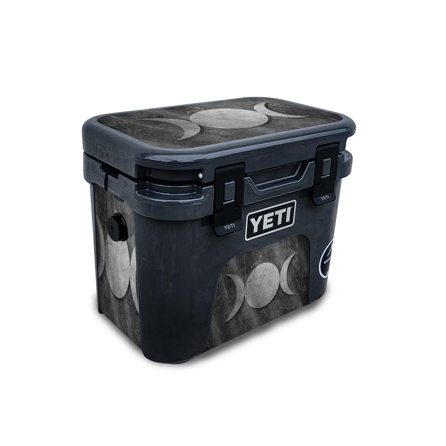 Glossy Glitter Skin Compatible with Yeti Roadie 15 Hard Cooler - Iron Goddess - Premium 3M Vinyl Protective Wrap Decal Cover - Easy to Apply | Crafted in The USA by MightySkins