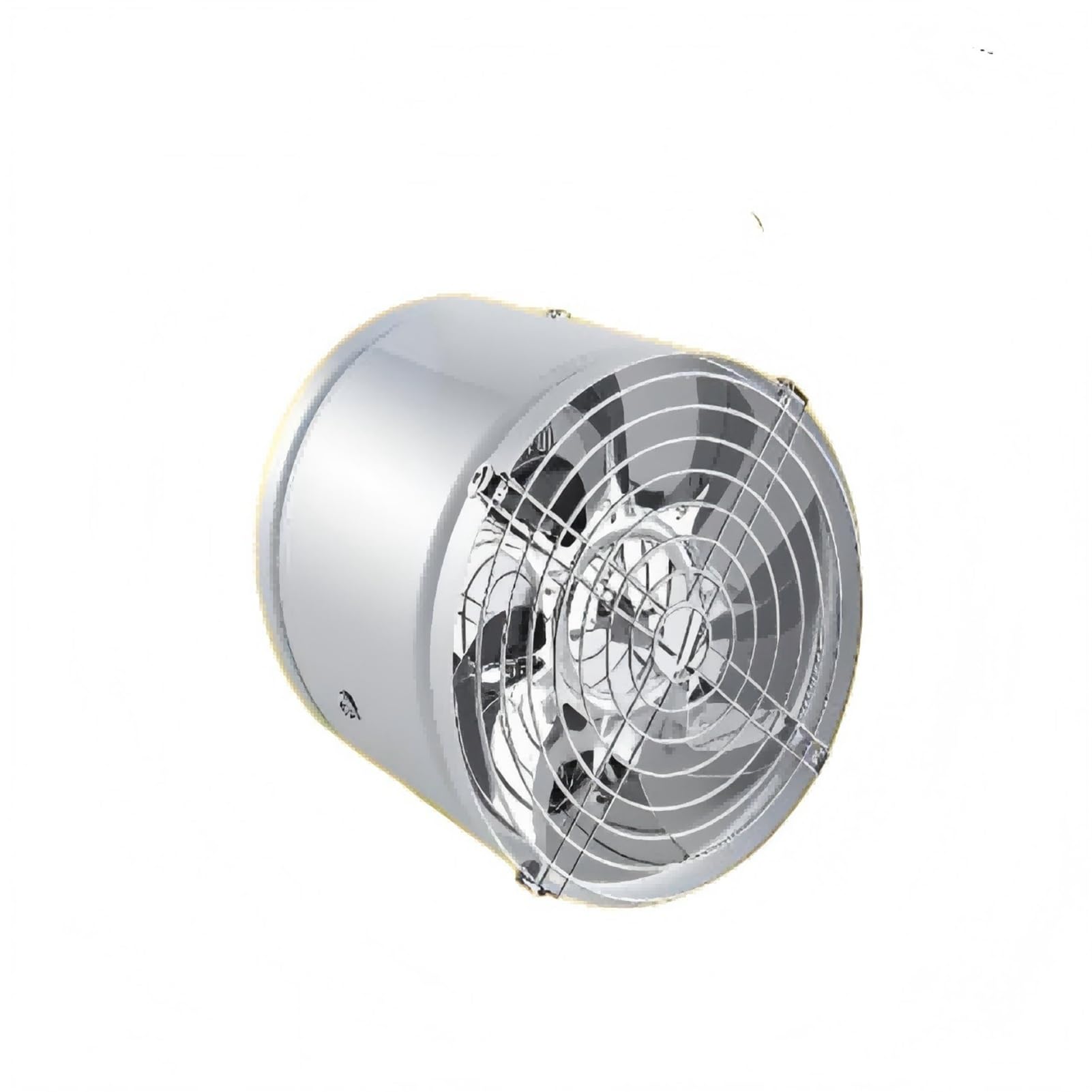Extractor de tubo 8 ", ventilador aire, Metal, escape, Mini, pared for baño, conducto Tienda de cultivo(White,110(One-way))