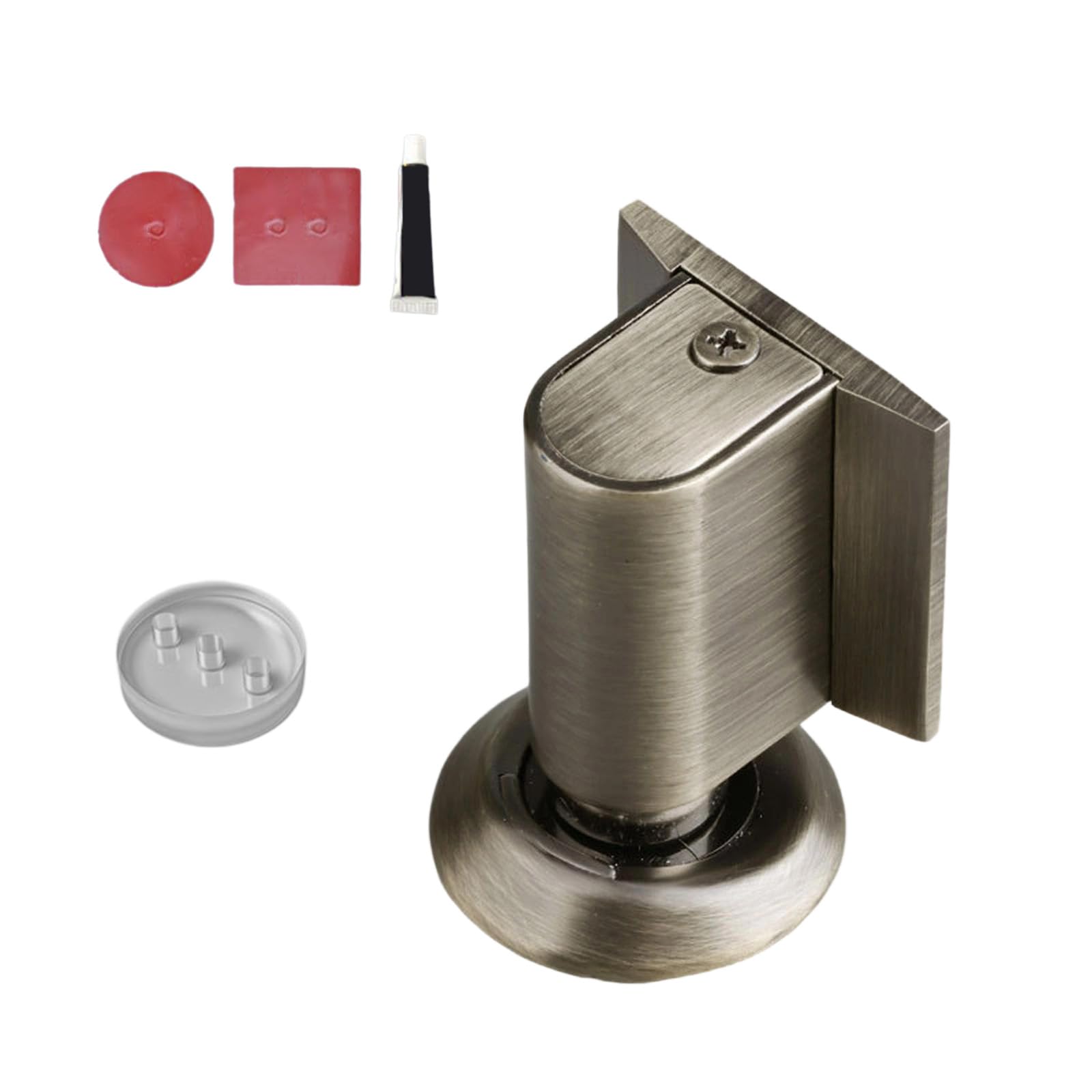 Nucelit Bronze Heightening Door Holder With Adjustable Base Sturdy Alloy Construction For Home And Workplace Use Anti Slip Door Holder