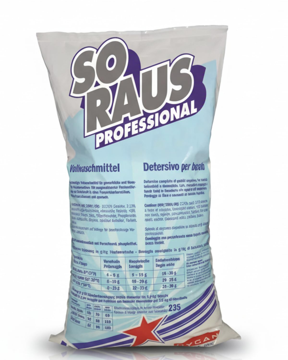 Profi-Vorwaschmittel als Pulver, 20 kg