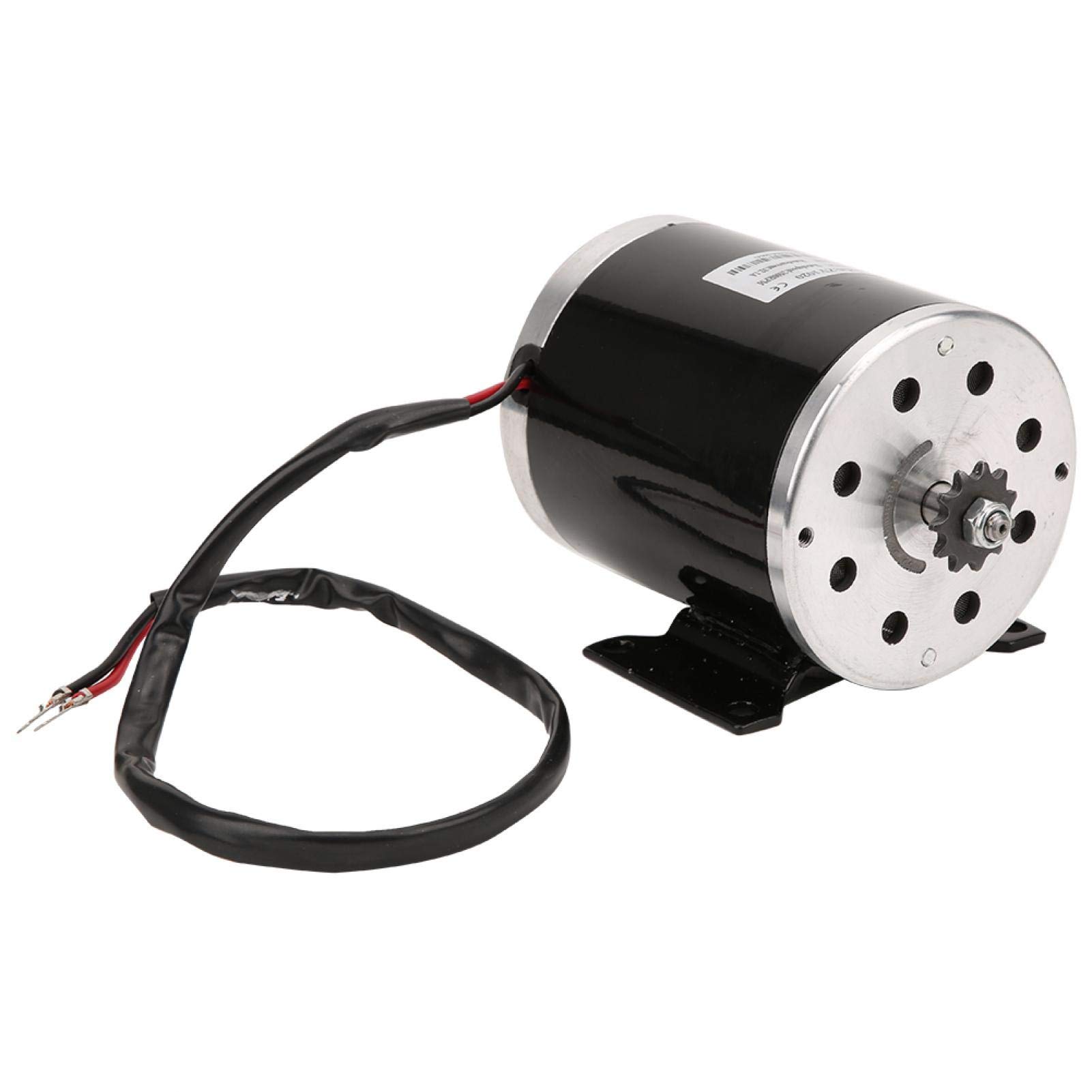 BuyWeek Motore a Spazzole, 12V 500W Motore Spazzolato in Metallo 2500 Giri Motore Spazzola per Scooter Elettrico