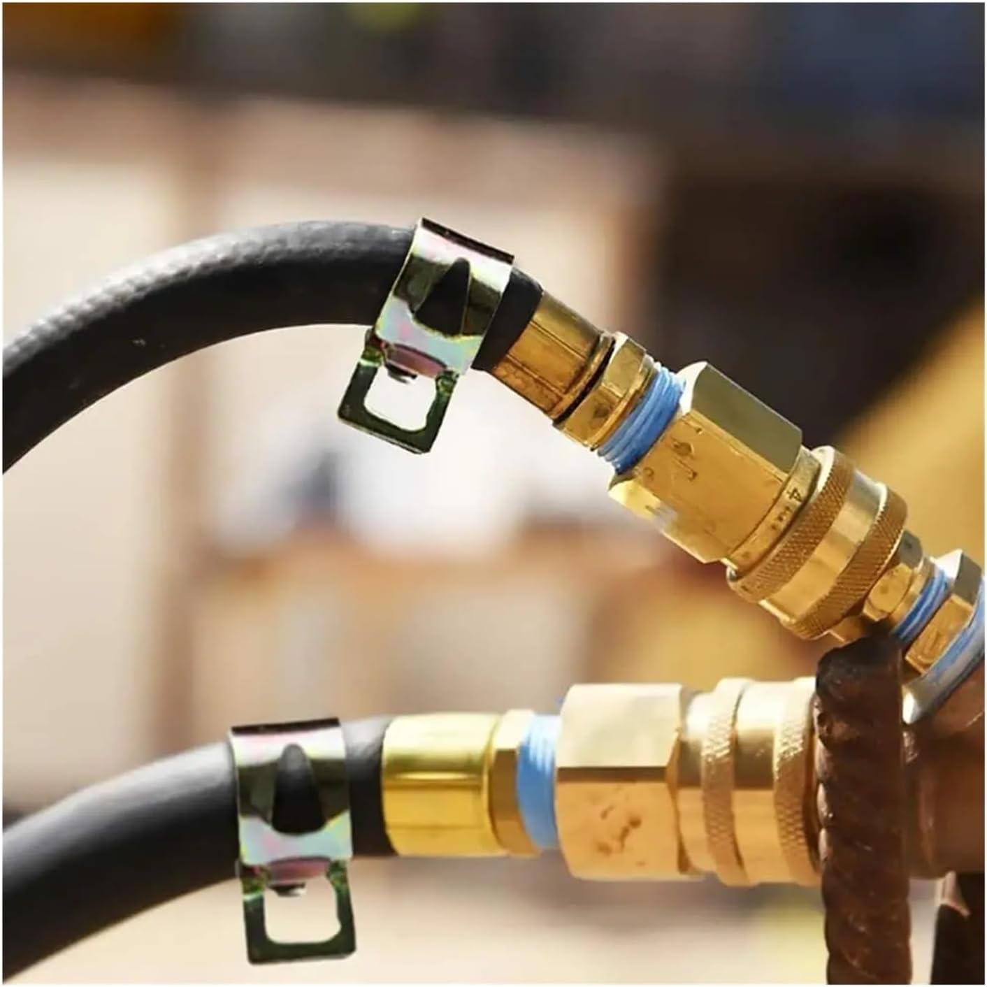 75Pcs Motorcycle Spring Clips Fuel Oil Water Hose Clip Pipe Tube Clamps Spare Set Ielts 6-10MM 5 Sizes Air Tube Hose Clamps