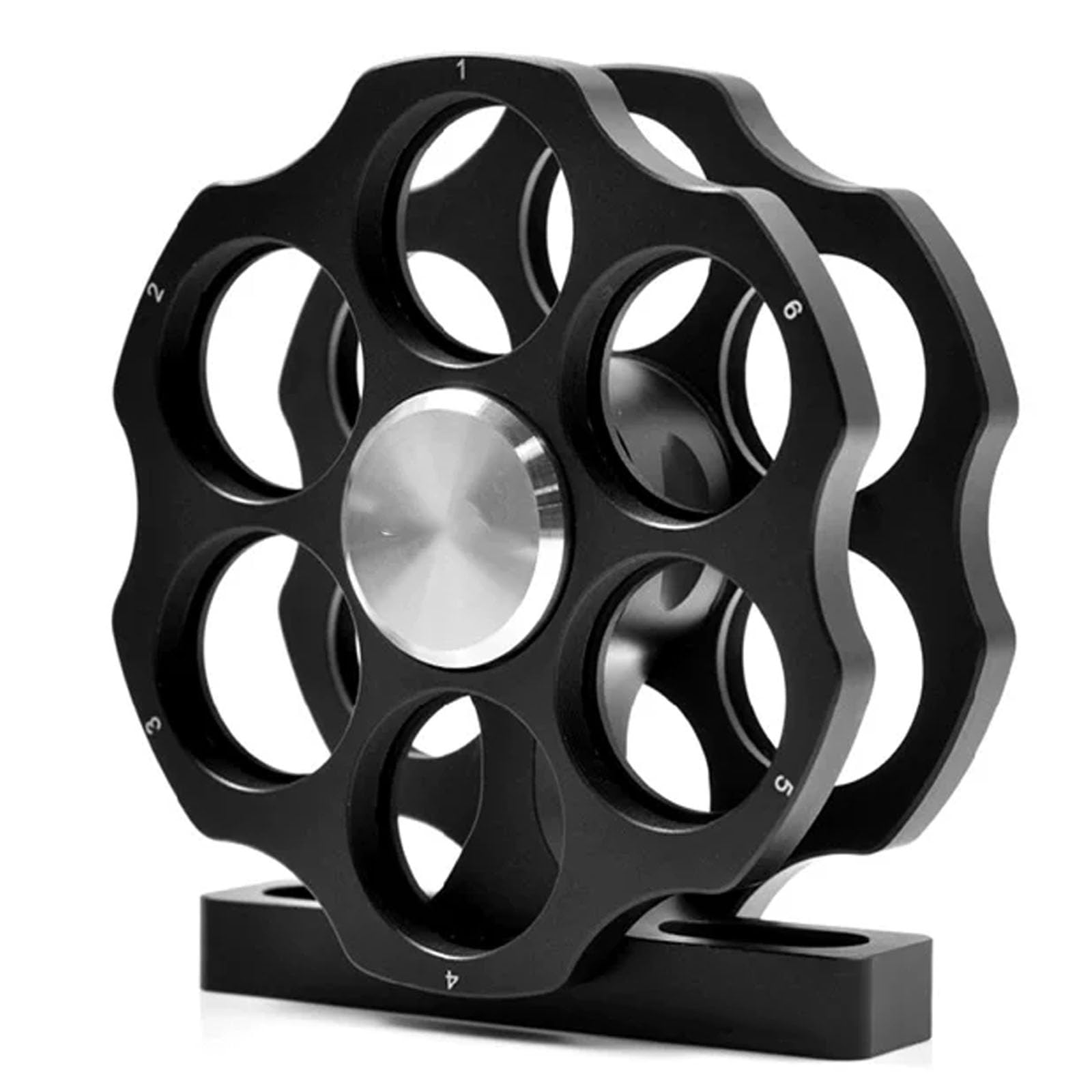 Soporte Para Ruedas De Filtros De Doble Rueda, Diseño Coaxial Tipo Jaula Con Interfaz Roscada M6 Y Rosca Sm1, Con Capacidad Para 12 Filtros De 1 Pulgada, Para Telescopios De Observación Óptica