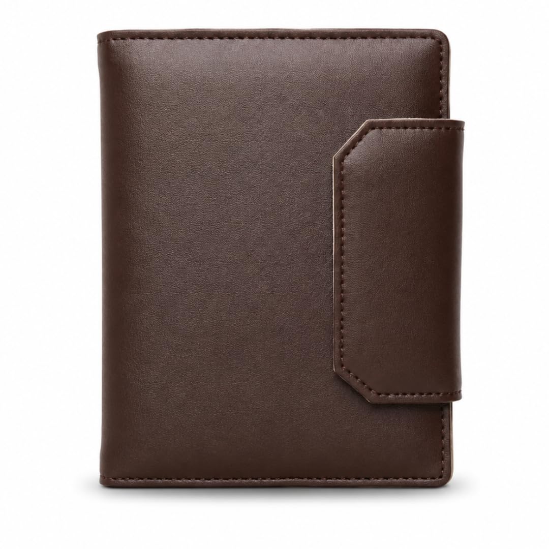 walletkart Family Passport Organizer Holder for 3 Passports | Travel Document Wallet with 8 Card Slots, Cash Pocket, Boarding Pass Holder & Secure Snap Closure | Passport Cover for Men & Women (Brown)-picture-58