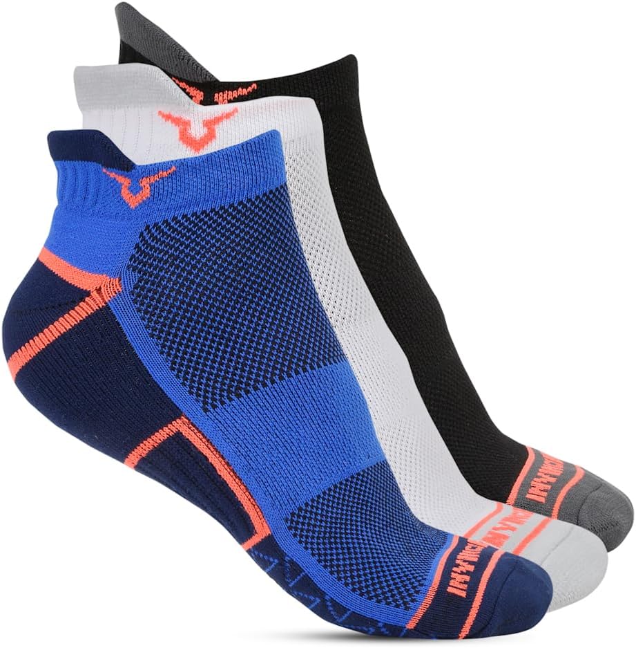 Invincible 3 Pairs of Ankle Length Socks