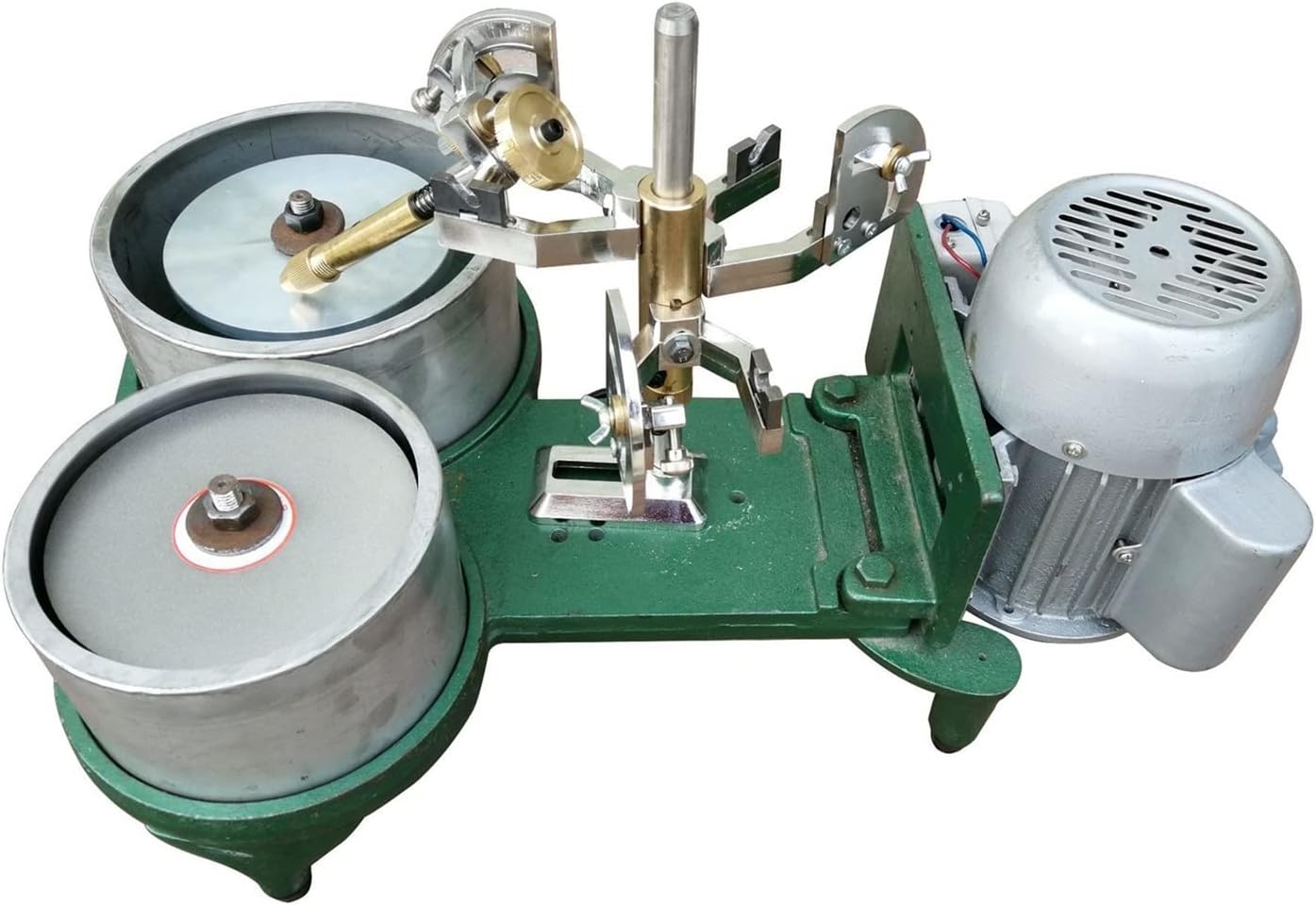 Bench Buffer Polisher Jewelry Buffing Machine Gem Angle Machine, Polishing and Polishing Double Disc Facet Machine, Jewelry Grinding Machine Gem Polishing Machine (Size : KIT1)