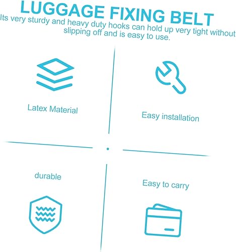 Miniatura 8 de Kisangel 10 piezas de gancho elástico cordón trinquete correa de amarre de camión cinturón elástico ganchos pequeños cordones elásticos con ganchos