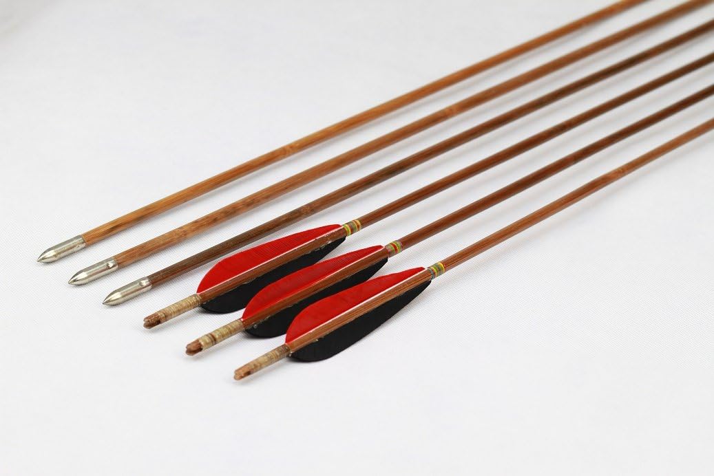 50x 39.4 inch Super Bamboo Arrow shafts Yumi/Kyudo Style with Varied Tension Supported/Spine Group Choice