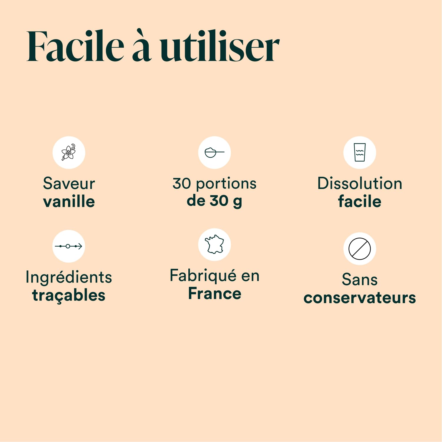 NOVOMA Whey Isolate Native, Protéine Pure Non Dénaturée, 24g de Protéines par Portion, Saveur Vanille, Musculation, 30 Portions, Sachet 900g, Fabriqué en France