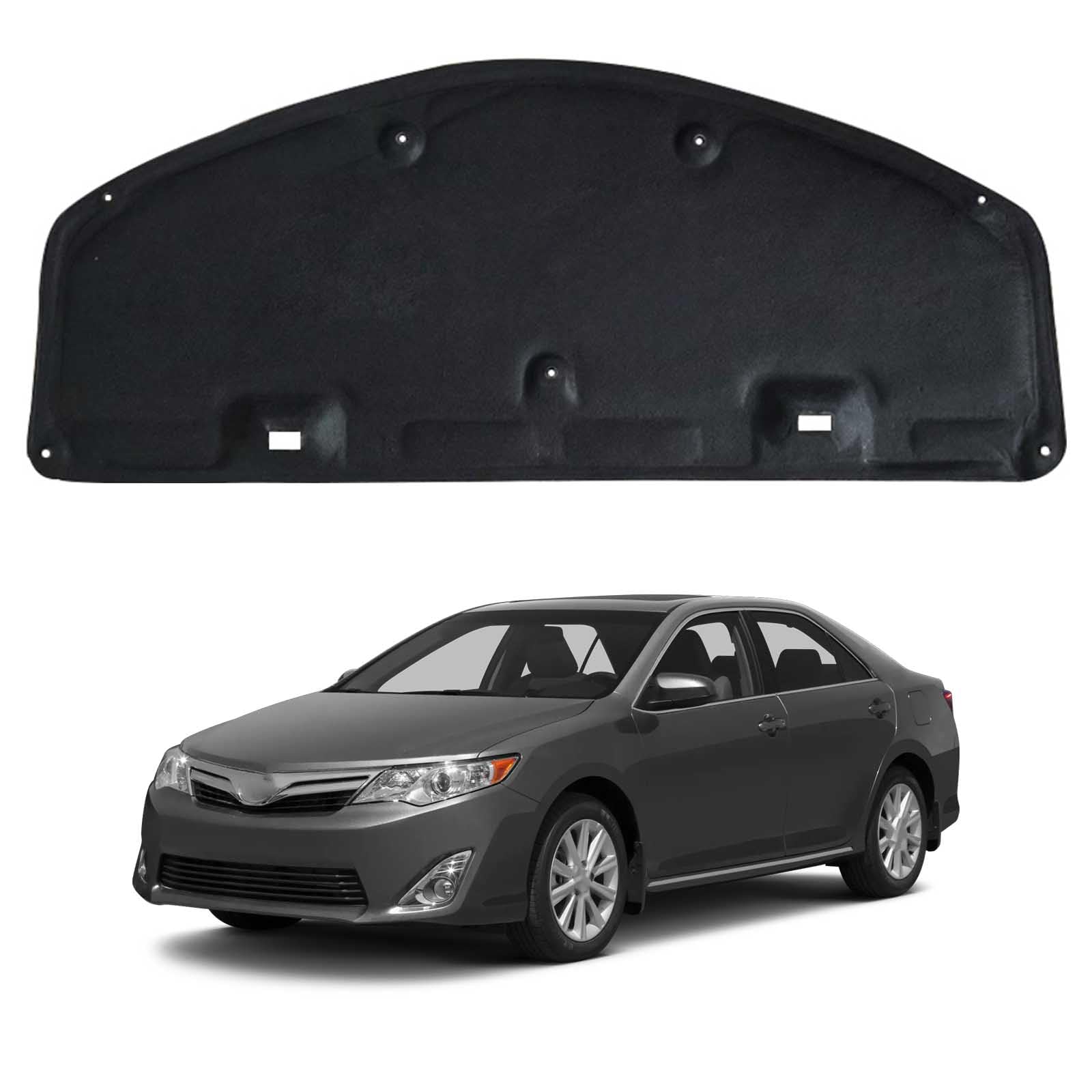 Papep Normal Heat Shield & Soundproof Cotton For Toyota Camry 2012-2016 Oe: 5334106400, Bonnet Engine Insulation Mat, Noise Reduction Thermal Liner Cover For Car Hood