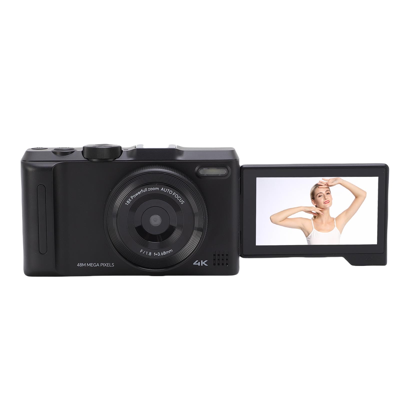 Caméscope vidéo 4K autofocus stabilisation d'image écran orientable vlogging - 8