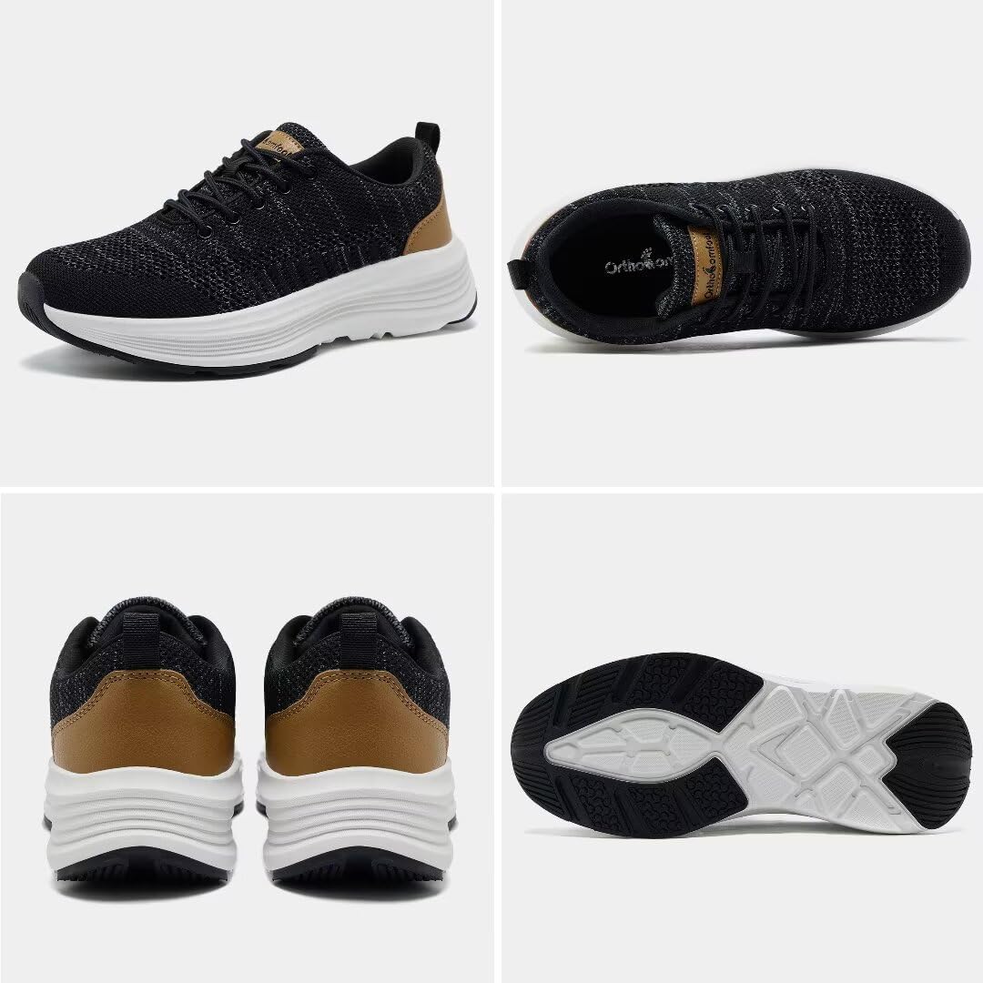 OrthoComfoot Women's Arch Support Orthopedic Walking Sneakers - Image 4