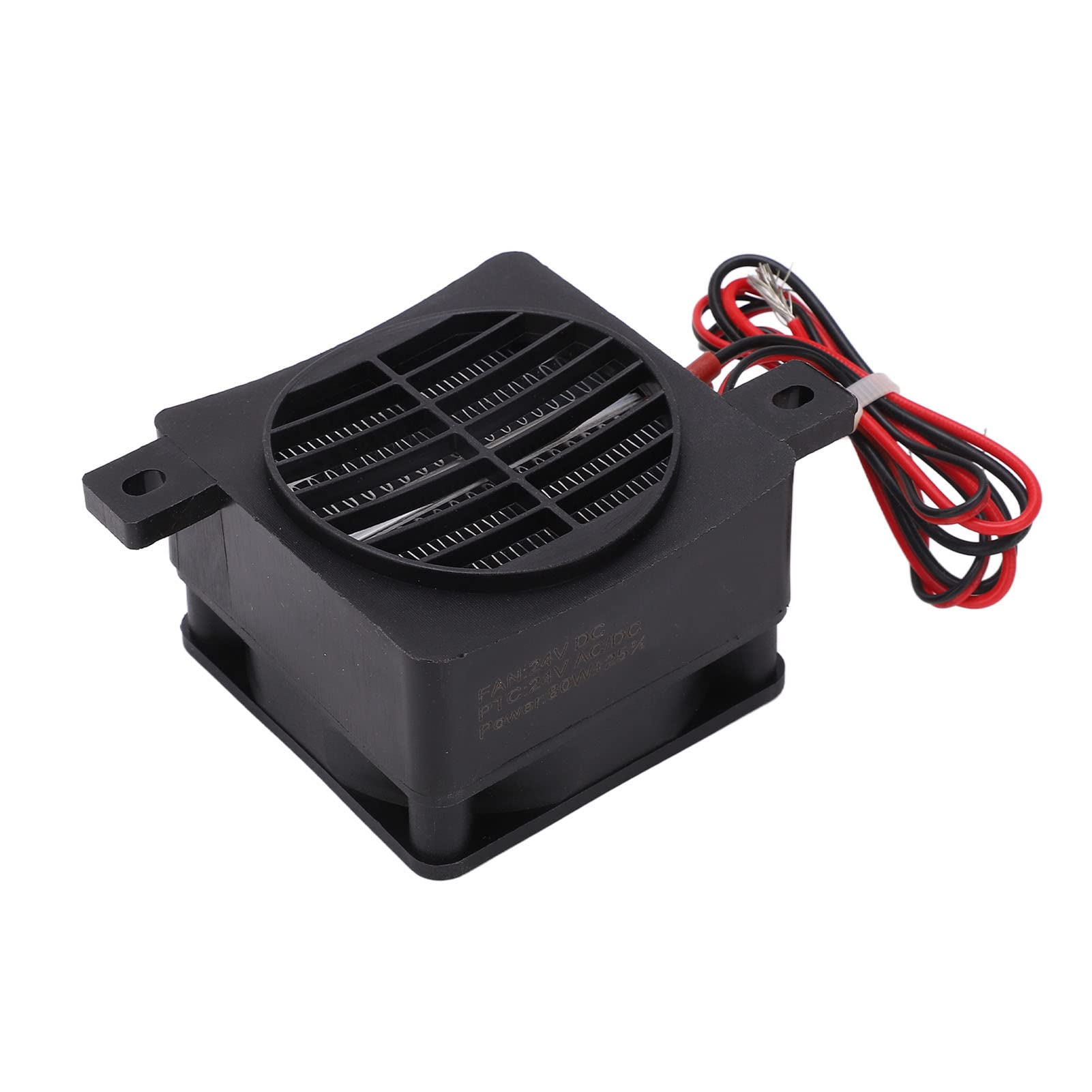 PTC Air Heater 30S Fast Heating Constant Temperature Insulation 80W Portable PTC Heating Fan for Small Space 24V
