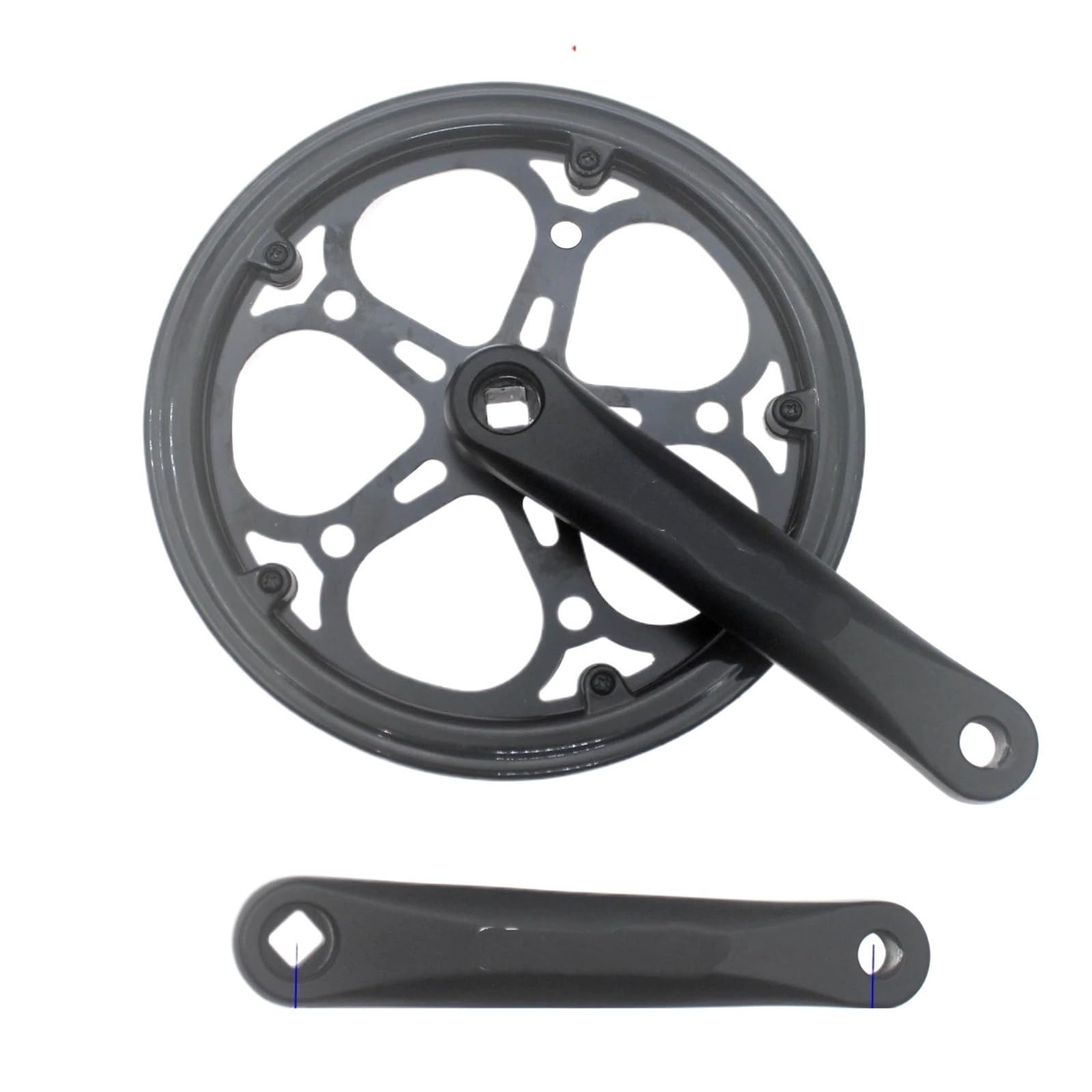 Compatible avec Les pédaliers universels pour vélos de Route et pliants 152/170 mm, Plateaux à Dents Creuses 42T, 48T et 52T / 31 (NowAct 170 mm)