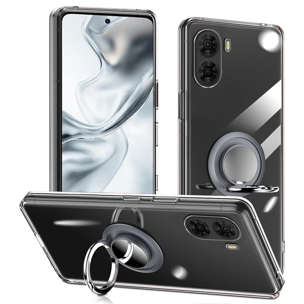 Amazon.co.jp: 対応 zte nubia S2 ケース A504ZT リング付き 透明 zte