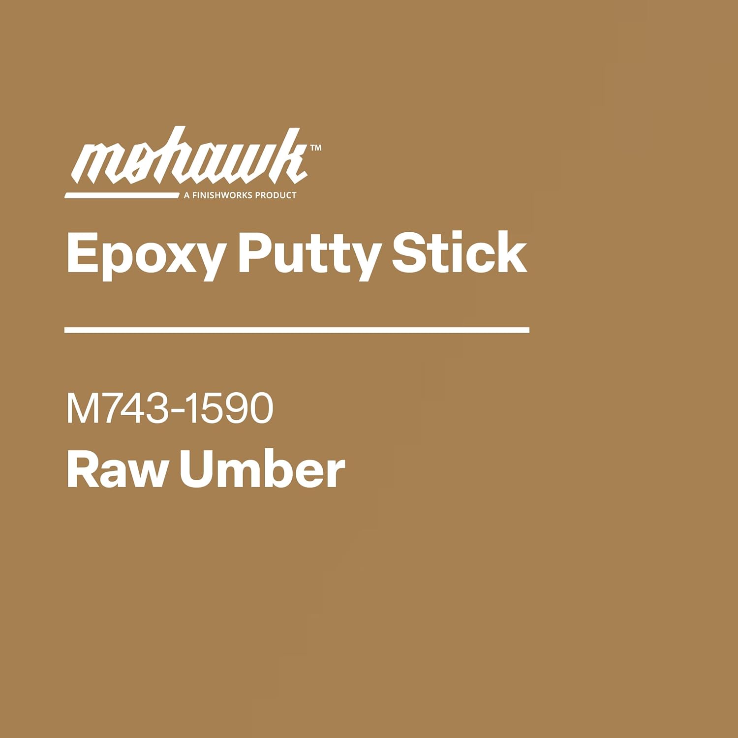 Mohawk Epoxy Putty Stick, Raw Umber, M743-1590, 1 Count