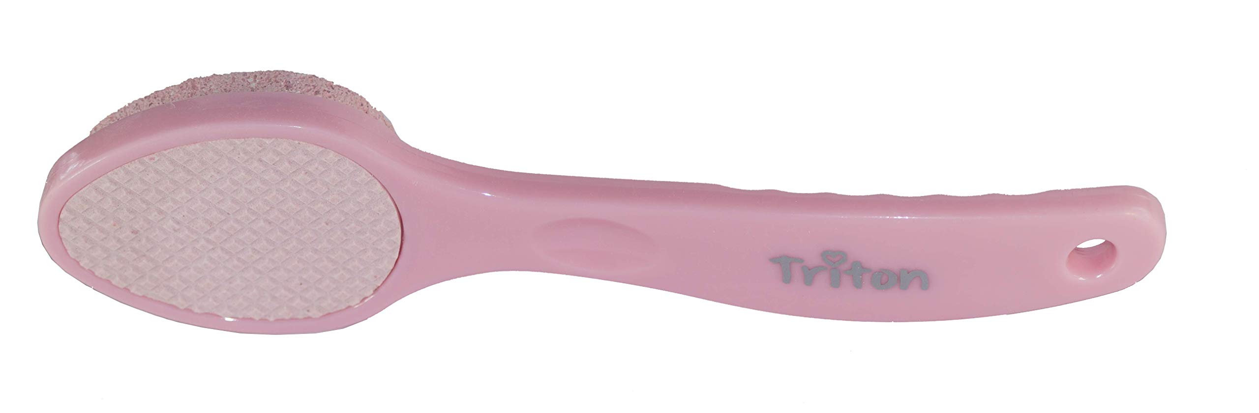 TRITONProfessional Dual Sided Foot Scrapper for Pedicure, Pumice Stone for Feet for Hard and Dead Skin Removing Foot Scrubber for Women n Men_Pink