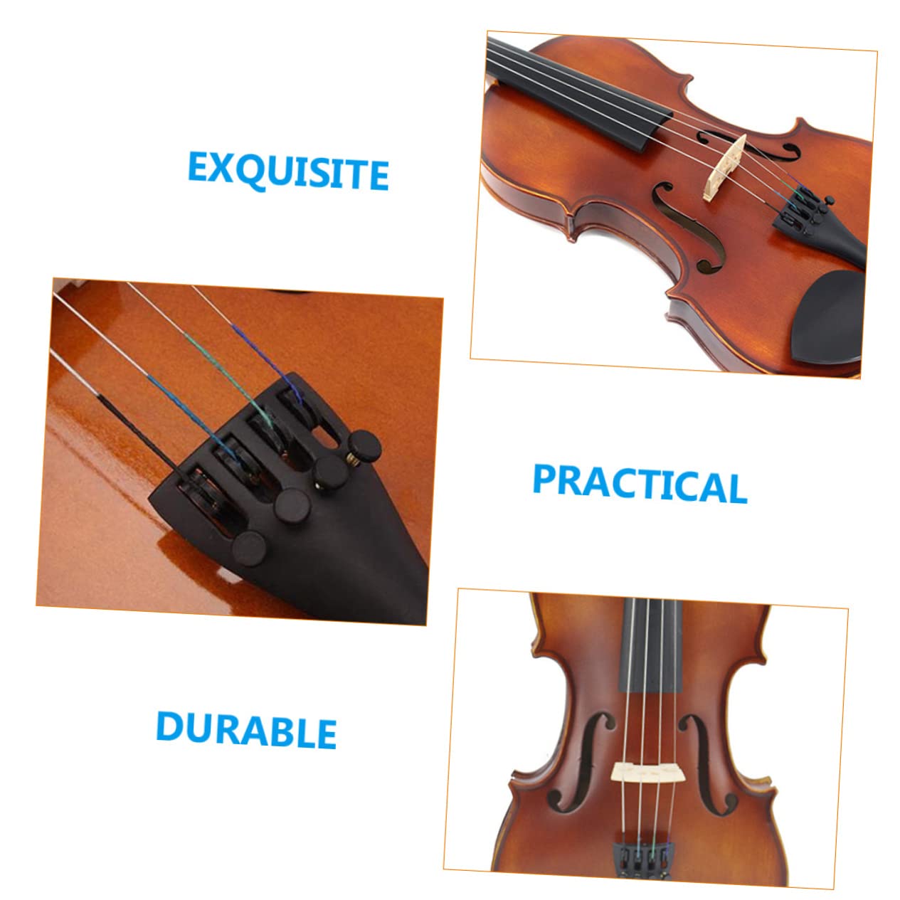 OFFSCH 40piezas Cuerdas Para Violín Cuerdas De Reemplazo De Inoxidable Para Instrumentos Accesorios De Violín