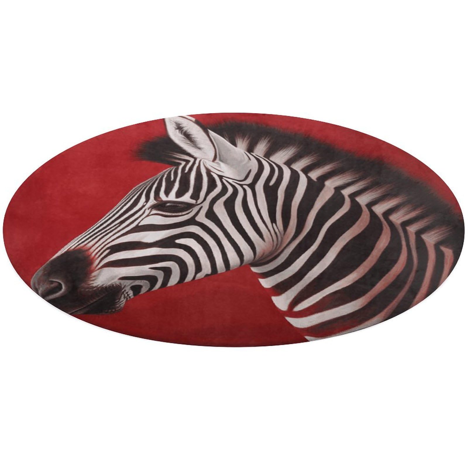 Tapis rond en velours corail pour réchauffer l'ambiance de votre chambre