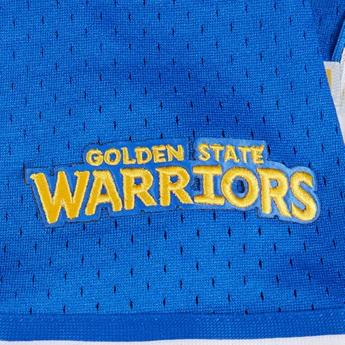Pro Standard Big Boys NBA Golden State Warriors MESH Button Down MESH TOP Royal Blue XL by Pro Standard - Image 4