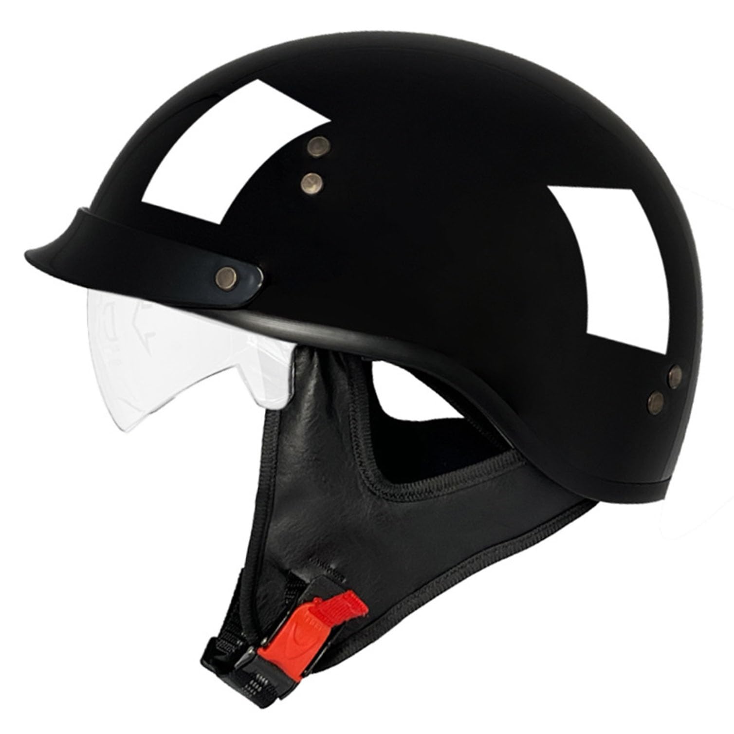 Casques bols vintage anti-éblouissement avec boucle rapide L