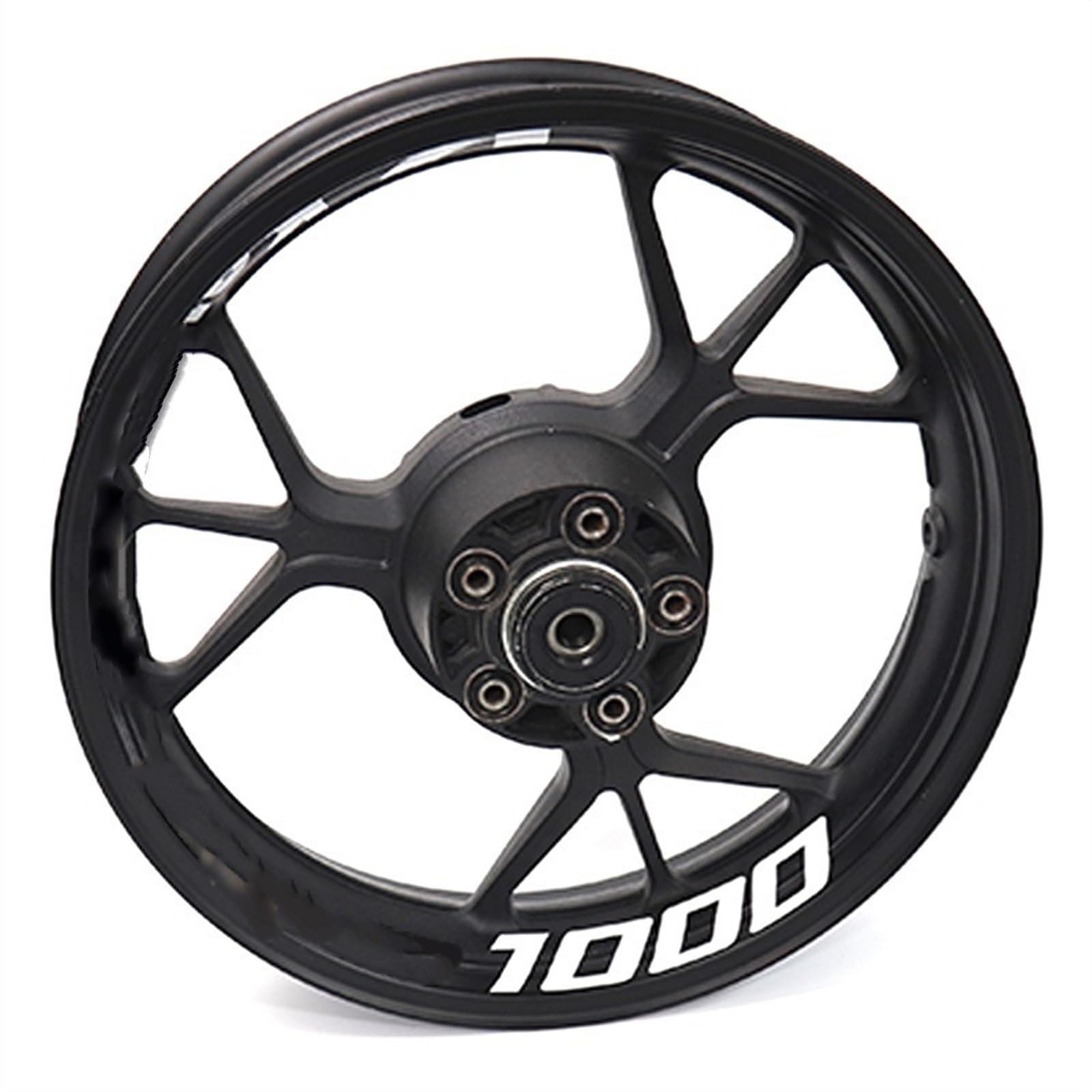 Motorcycle Wheel Stickers Reflective Rim Motorbike Waterproof Decals for Kawasaki for VERSYS 1000 Decorative(Color19)