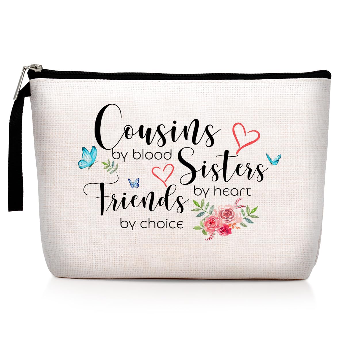 Cousin Gifts for Women, Cousin Birthday Gift Cousins by Blood, Sisters by Heart, Friends by Choice hanksgiving Christmas Graduation Wedding Gifts for
