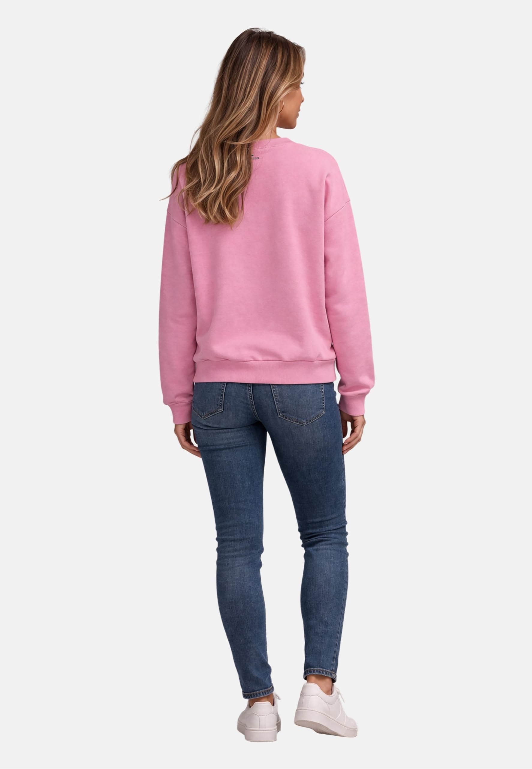 U.S. POLO ASSN. Damen Sweatshirt Pullover (S-XXL) Baumwollmix Rundhals Langarm P034