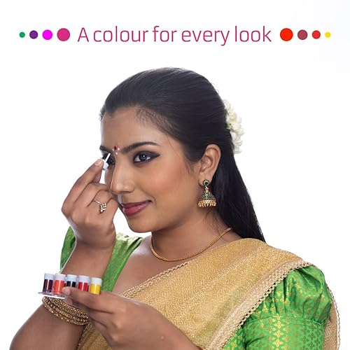 Miniatura 3 de Liquid Kumkum Sindoor - Paquete de 2 tatuajes Bindi líquidos respetuosos con la piel, impermeables, Bodyart, pintura corporal, tatuajes temporales,