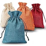 🎄 Jute ist ein 100%iges Naturprodukt und ist waschbar (Handwäsche) und durch den robusten Jute-Stoff haben Sie die Möglichkeit, die Säckchen wiederzuverwenden. Dadurch produzieren Sie keinen unnötigen Müll.