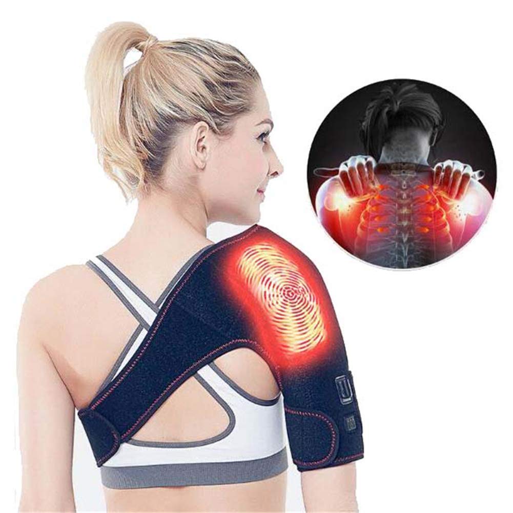 Buy LCZ Shoulder Massage Heating Pad, 3 Vibration, Temperature Setting