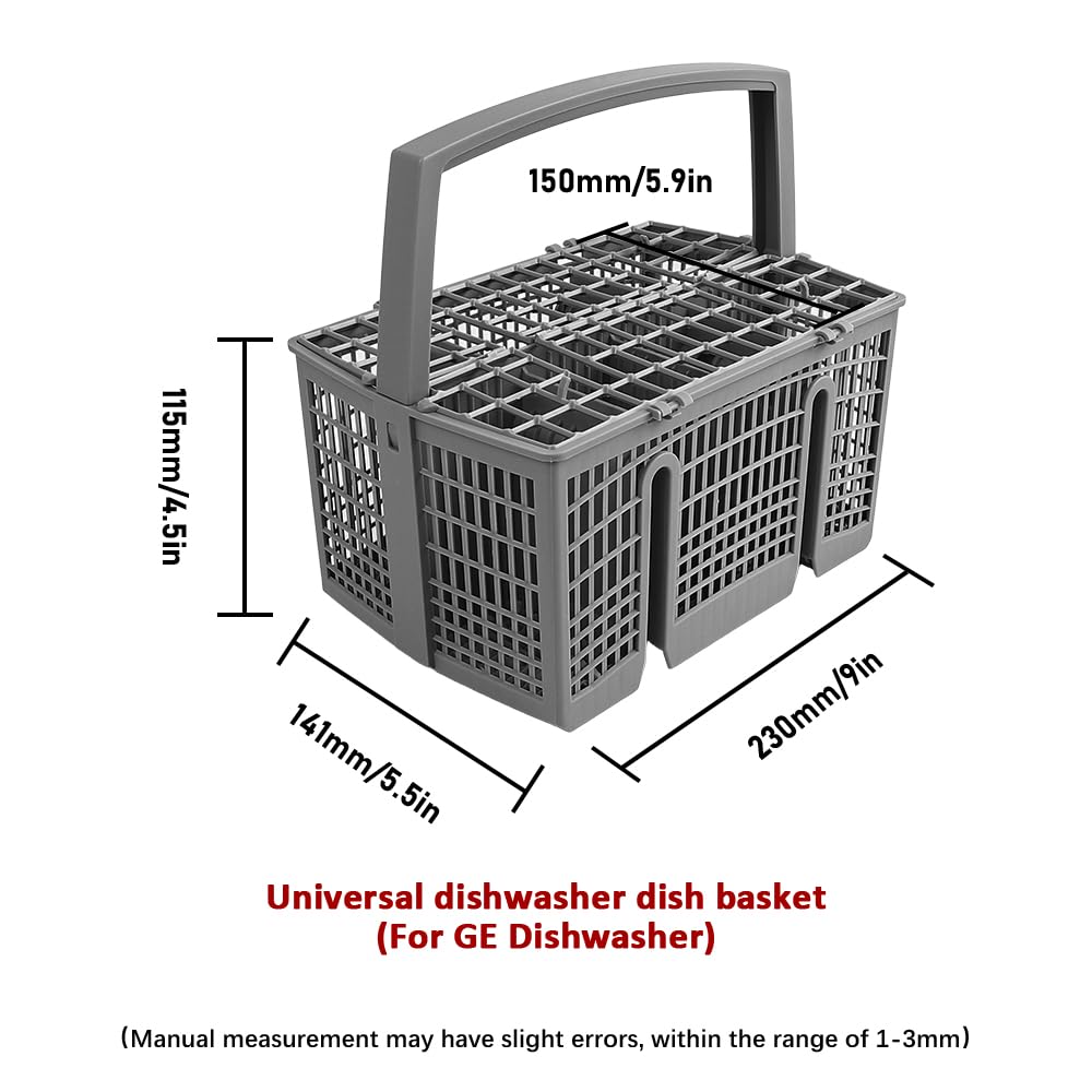 Cesta de cubiertos ajustable para lavavajillas, soporte divisor para cubiertos nizados, ajuste universal para la mayoría de lavavajillas, 1 paquete
