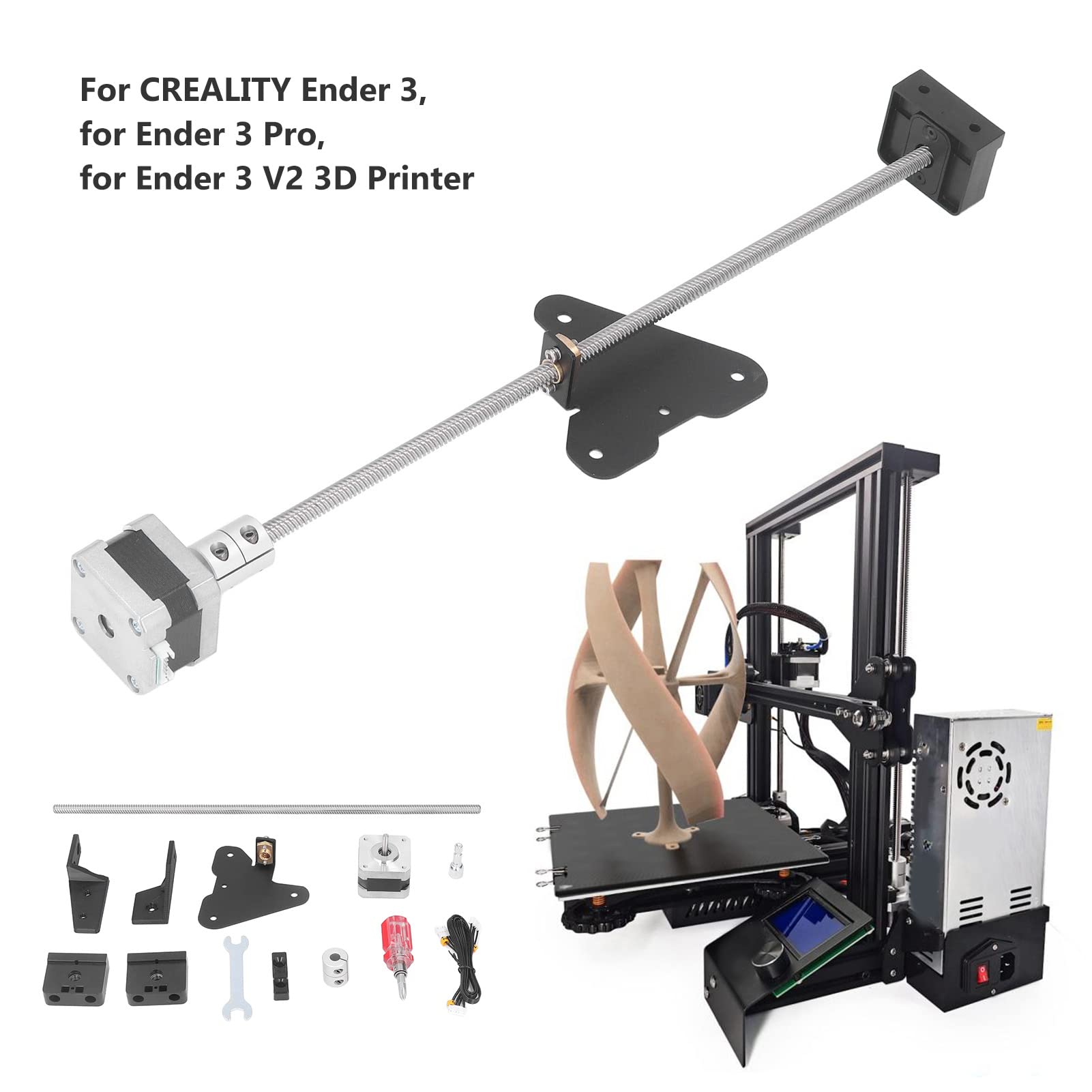 Guida Cuscinetto Z, Kit di Aggiornamento Stampante 3D Z, Doppio Asse Z, Accessori e Parti per Stampante 3D, per Ender 3, Prusa, Creality, ecc. - Upgrade per Precisione e Stabilità
