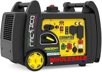 Amazon | ホールセールジャパン3か月保証 チャンピオン 発電機 3100W