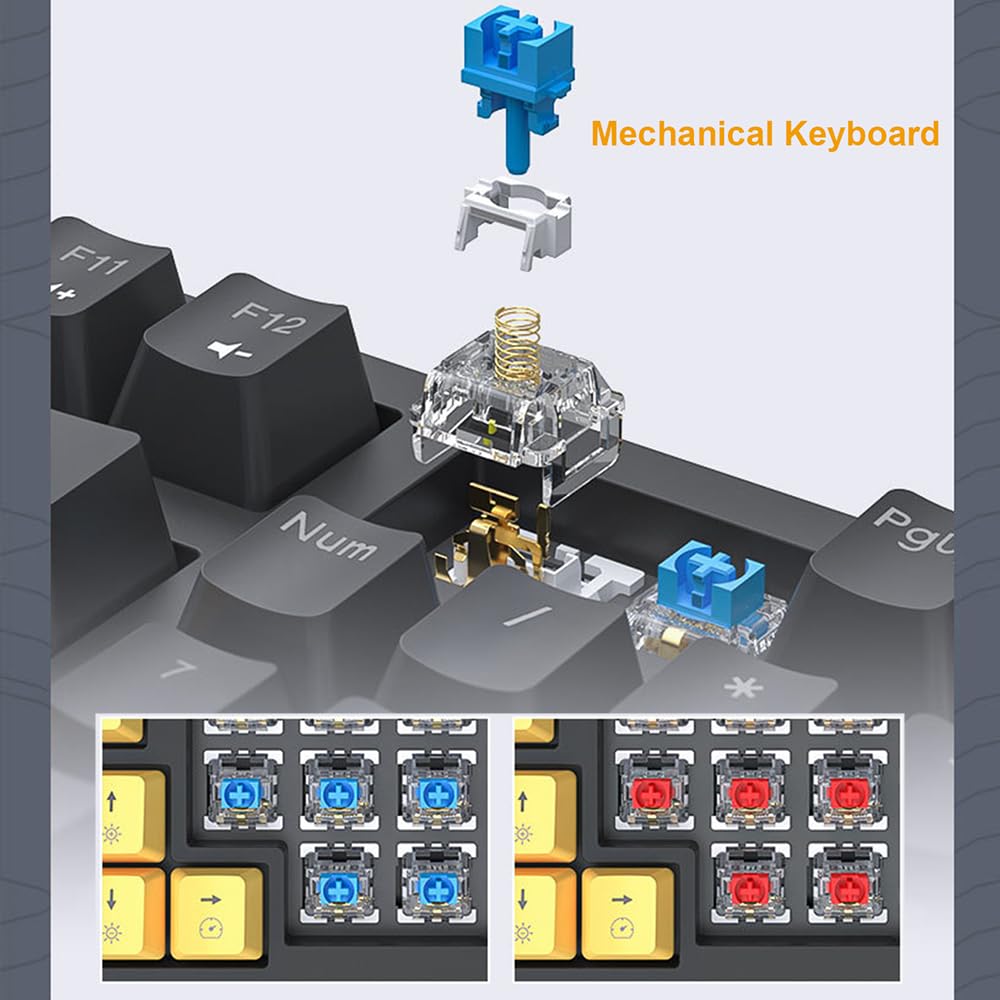 Amazon | K97 RGB メカニカルキーボード 97 キーゲーミングキーボード