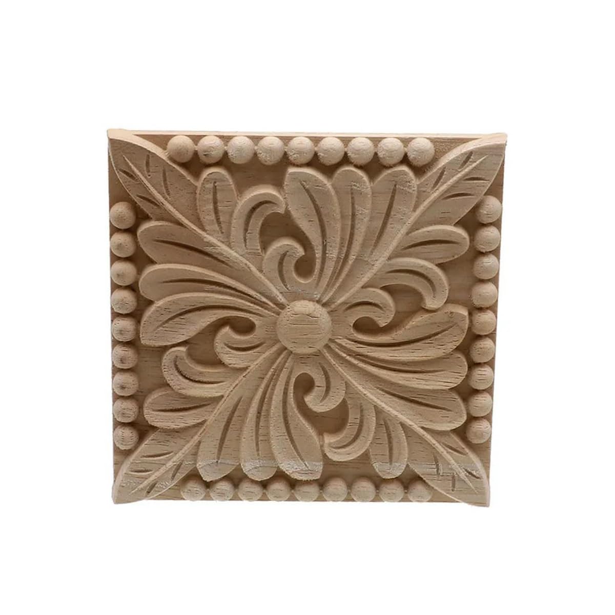 Cadre de porte sculpté en bois ornement d'angle pour buffet chic