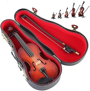 Generic Tiny Violin with Sound, Tiny Violin with Sound Sob Story - Mini Violin Toy for Playing Sad Music, Smallest Violin with Authentic Tiny Violin Sound for Your Heartbreaking Tales (20 CM)