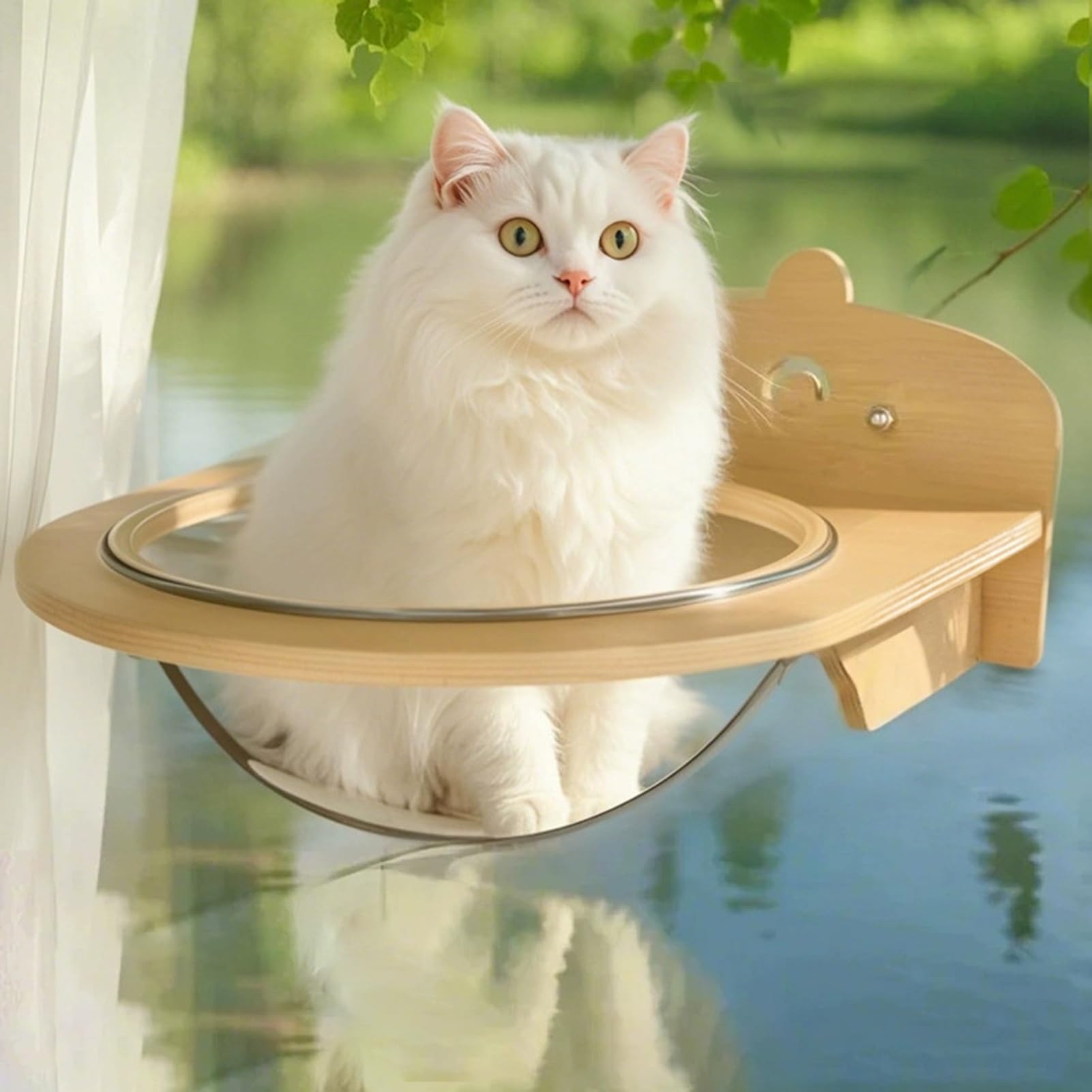Hamaca Ventana Gatos Escalada Y Baño De Sol | Hamaca Ventana Gatos Con Ventosas En Apartamentos Pequeños, Balcones, Oficinas, Salones, Dormitorios, Cocinas