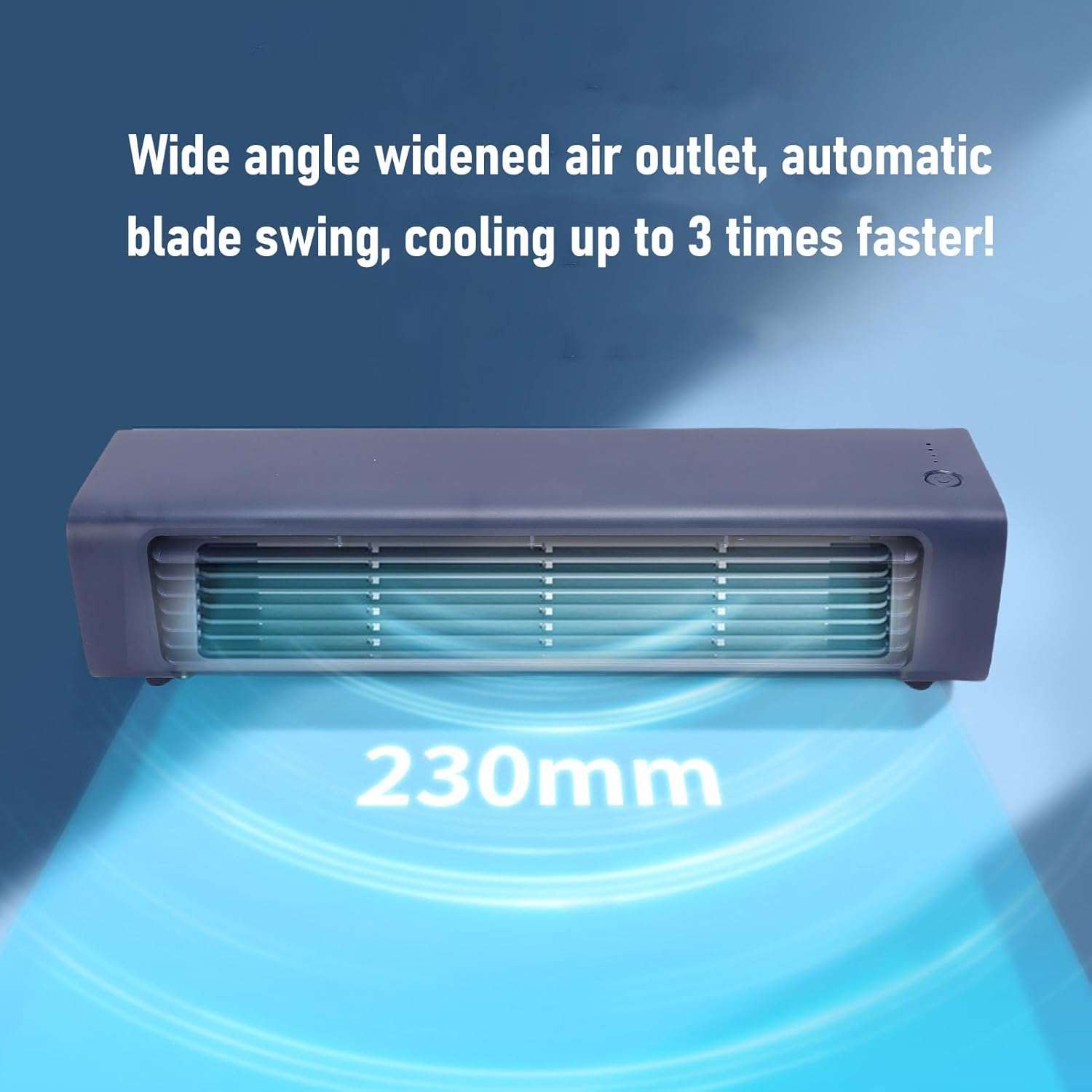 Zopsc Portable tower fan, USB powered, 3 speed settings, quiet operation, suitable for bedrooms, offices, desks, homes, bedside tables, dorm rooms, and indoor use (White)