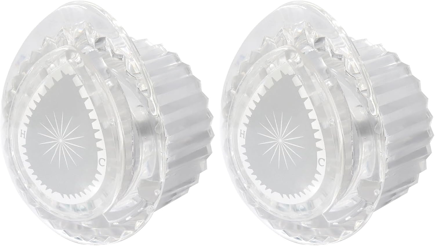 BokWin 2 Pack Replacement Knob Handle Kit | Shower Knob Replacement, Bathroom Tub and Shower Faucet, Compatible with Moen 100710 Single Handle Control