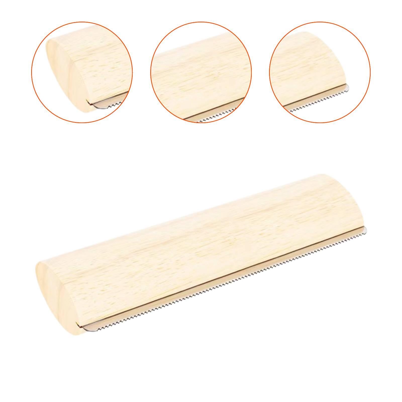Cepillo para Pelo de Mascotas, Peine de Aseo, Herramienta Desenredante, Eliminación de Pelo Suelto, Material de Madera, Cómodo, Fácil de Usar, Piezas, Madera Clara, 25.4 Cm X 7 Cm X 3.6