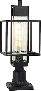 Outdoor Post Light Exterior Post Lantern with 3-Inch Pier Mount Base,20