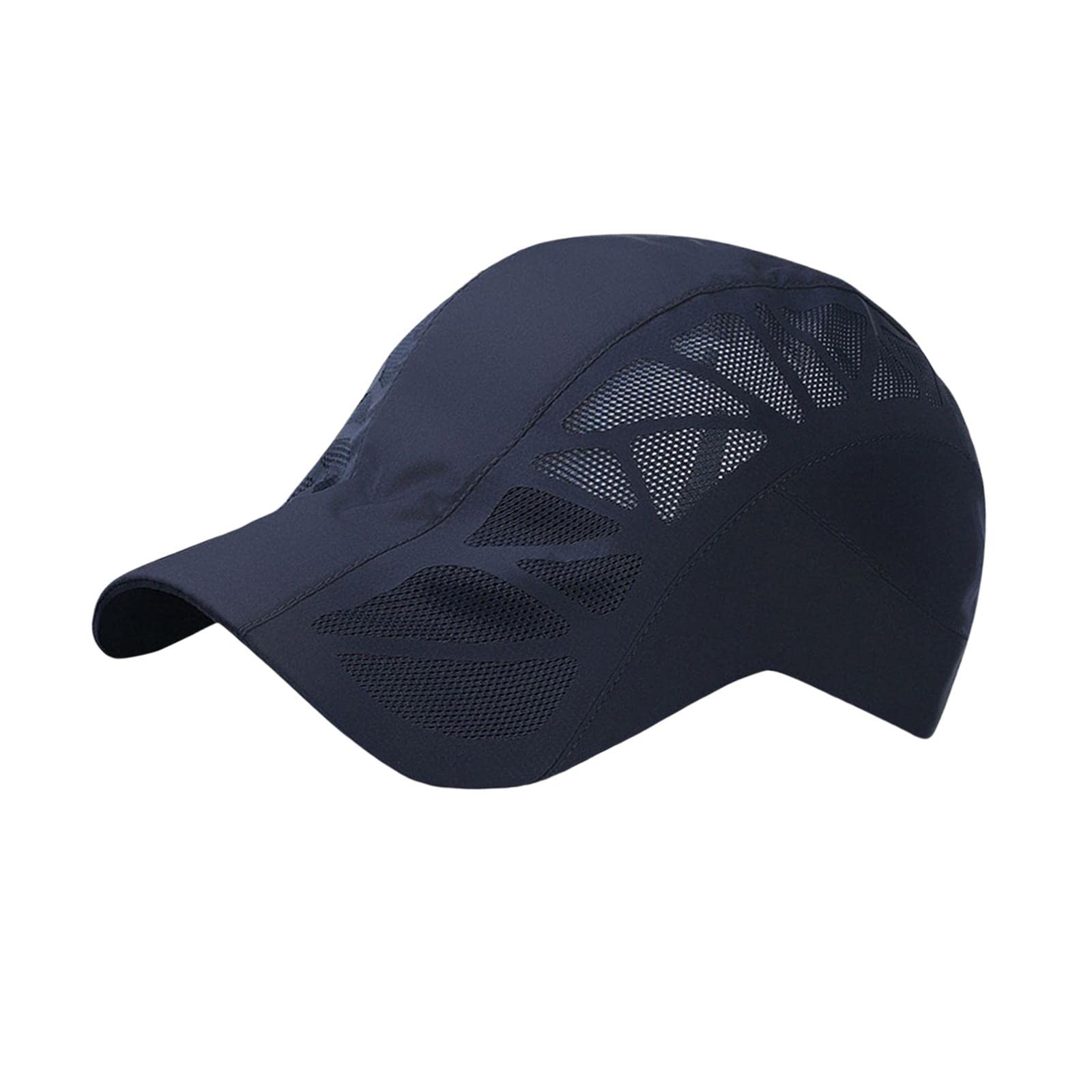 HEAVENGLOW Summer Mesh Baseball Cap Visor Caps Quick Drying Sun Hats for Women Men Navy Blue|1 Sun Hats|Hats|Clothing, Shoes & Accessories-image-35