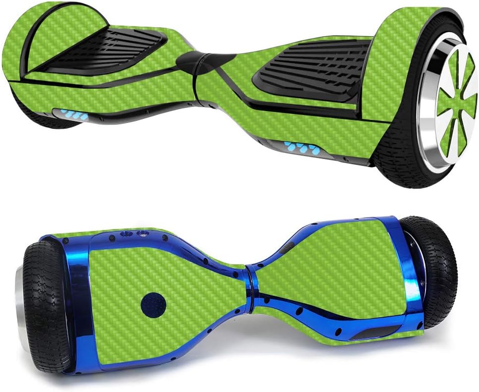 MIGHTY SKINS MightySkins Carbon Fiber Skin for Ultra Hoverboard - Lime Green | Protective, Durable Textured Carbon Fiber Finish | Easy to Apply, Remove, and Change Styles | Made in The USA