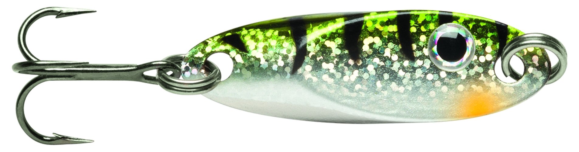 VMC Flash Champ Spoon Fishing Lure - 1/8 Oz Perch Color For Panfish And Trout - View #2