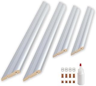 Frame My Mirror Add A Frame - Chrome Custom Size Mirror Frame Border Kit...