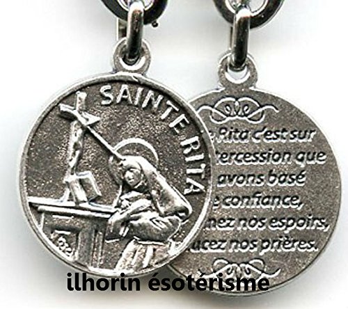 Ilhorin Porte Clés (clefs) Sainte Rita avec prière au Dos