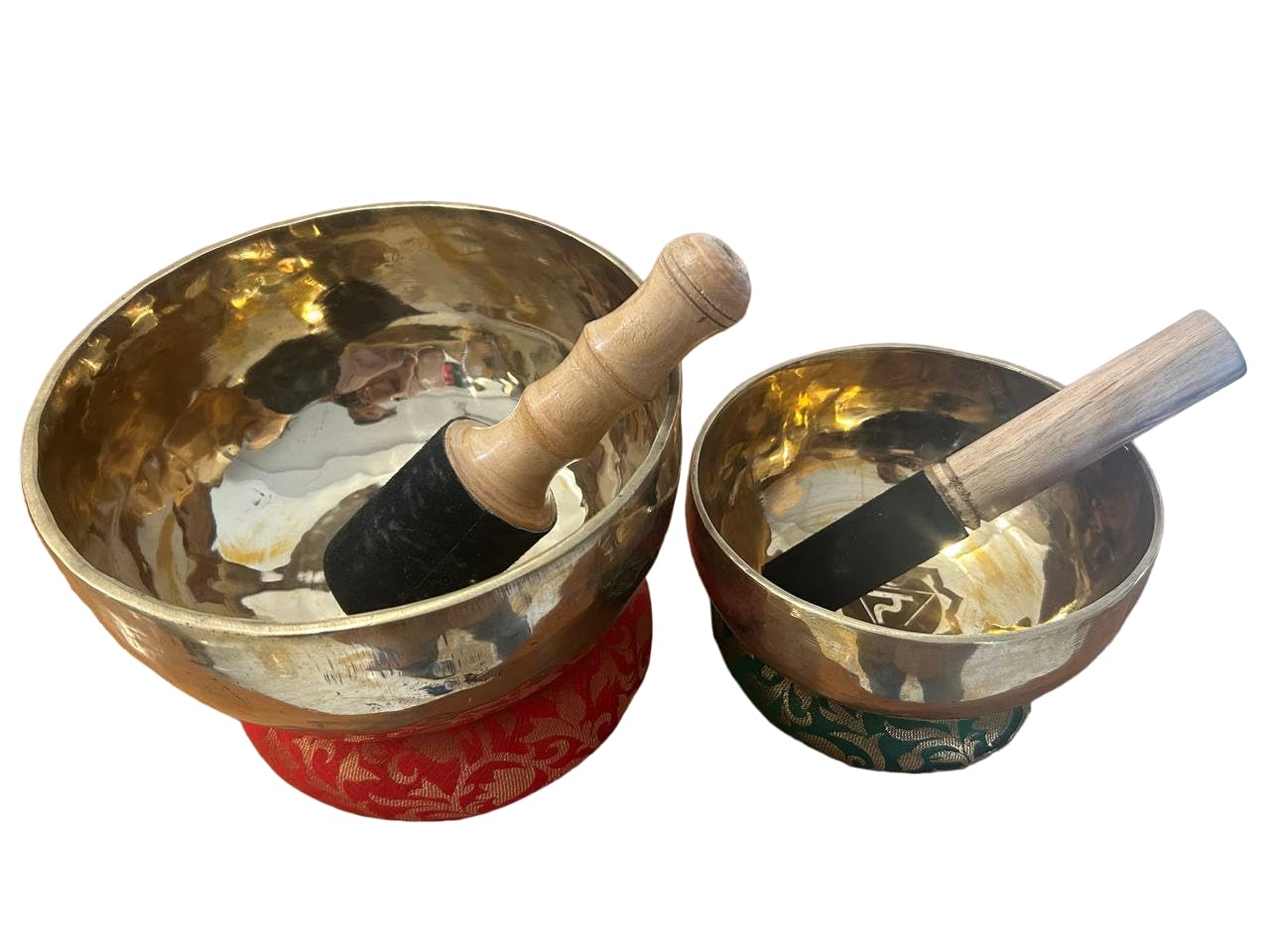 Set di campane tibetane fatte a mano per la guarigione del corpo emotivo